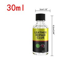 패브릭 소파클리너 페브릭 30 50ml 액체 가죽 수리 젤 스킨 리퍼브 도구 구멍 자동차 좌석 용 스크래치 균열 복원 장치 소파 자켓 지갑 신발, 30ml