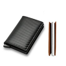 카드지갑 플라스틱카드케이스 여성카드지갑 악어 패턴 PU 가죽 금속 지갑 카드 홀더 남성 여성 RFID 차단