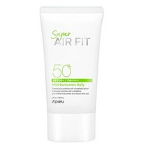 어퓨 슈퍼에어핏 마일드 선크림 워터풀 SPF50+ PA+++, 50ml, 5개