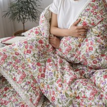 에덴플로럴 부드러운 사계절 플라워 잔꽃무늬 광목 차렵이불 단품 (SS/Q)