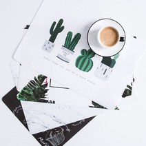 루이송 방수 식탁매트 테이블매트 북유럽 식탁깔개 식탁보, 1.열대