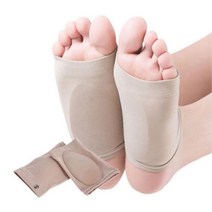 실리콘 발바닥 중족골 평발 아치 교정 패드 깔창 발쿠션 발패드, 블랙한쌍