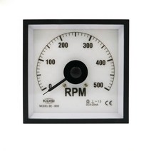 타코미터 CE 승인 BE-96W DC4-20mA 500rpm 백라이트 아날로그 패널 엔진 타코미터, 한개옵션0