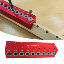 목공 기계 전동 라우터 그라인더 셀프 센터링 장부 맞춤 지그 4mm-12mm 스텝 드릴 가이드 부싱 세트 우드, 한개옵션0