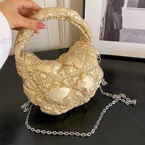 부드러운 여성용 클러치 사첼 백 패딩 퀼트 호보 백 클라우드 메신저 백 전화 지갑 크로스 바디 백