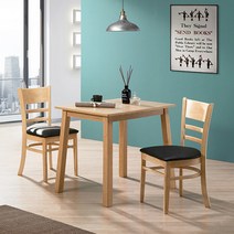 이케아 식탁 2인 거실 주방 테이블 원목 의자 홈카페 다이닝 원룸 인테리어 작은, 내추럴