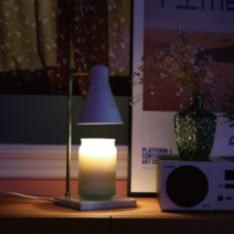 아트박스/세레스홈 디어 캔들 워머_우드 [단품+할로겐전구+양키캔들], 누드/미드썸머나잇