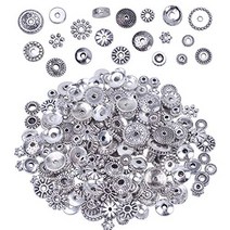 100 Gram Bali Style Antique Tibetan Silver Findings Jewelry Making DIY Metal Alloy Spacer Beads Delu, 1