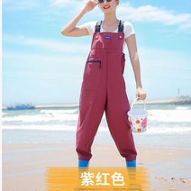 가슴장화 여성 허벅지 장화 갯벌체험옷 바지 선상 물장화 허리 웨이더 갯바위 전신, 225, F