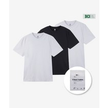 BASIC HOUSE 베이직하우스 순면라운드반팔3팩 0101