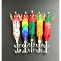 연피싱 LED 수평 전자에기 쭈꾸미 갑오징어 문어 스마트 전자에기, 옥수수, 1개