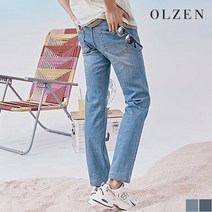 올젠 올젠 심플 워싱 데님 팬츠 (ZOB1DP1301)