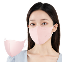 CLA 귀편한 소프트핏 새부리형 컬러 마스크 중형, 40매, 핑크