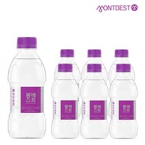 한국청정음료 몽베스트 생수 330ml x 6개 야외활동필수품 유아분유물 한국청정음료 미니생수 미네랄워터, 단품