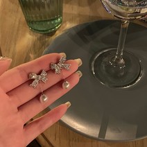 셀루앙드 러블리 큐빅 진주 귀걸이