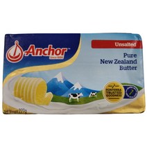 뉴질랜드 앵커 무가염 버터 227g 1개 낱개 앵커버터 무염 언솔티드