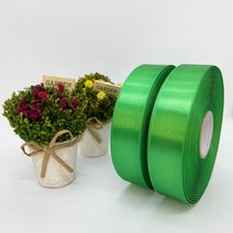 포장 리본 끈 제이제이리본 고밀도주자 2롤 45M (20mm 25mm), 20mm, 초록