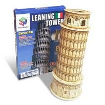 3D입체퍼즐 피사의사탑 유치원 초등학교 입학선물, 3D입체퍼즐 피사의사탑 유치원 초등학교 입