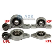 베어링 샤프트 베개 블록 하우징 아연 합금 10mm axk 8mm kfl08 kp08 kfl000 kp000 kfl001 kp001 스틸 12mm 높은 ra 0.05 장착, kfl003 17mm
