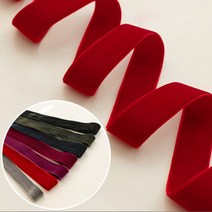 리본공예 리본재료 C108 양면 벨벳리본, 3.6cm, 그레이6, 1개