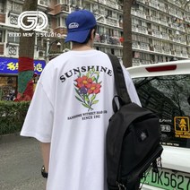 여름 새 티셔츠 느슨한 플러스 사이즈 인쇄 반팔