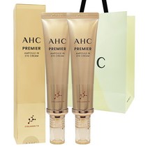 AHC 아이크림 시즌11 프리미어 앰플인 쇼핑백포함, 40ml x 2개
