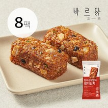 바르닭 현미곤약밥바 참치김치, 현미곤약밥바 참치김치 8팩, 8개