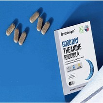 테아닌 홍경천추출물 트립토판 스트레스 긴장 피로 완화 영양제 30정, 단품