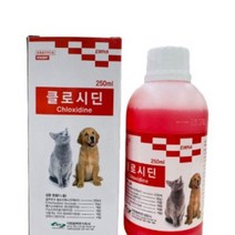 클로시딘 250ml 강아지 고양이 소독약 링웜 턱드름 알파헥시딘