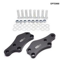 알루미늄 t-6061 스티어링 잠금 어댑터 lexus is200 is300 eptd969 용 toyota jzx100 용 회전 각도 약 + 25 증가, 검은색