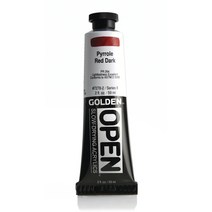 골덴 OPEN 아크릴물감 60ml S8 Pyrrole Red Dark