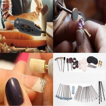 핸드그라인더 미니 그라인더 목공 공구 조각기 드릴 세트 60p 목공예 기계 전동 연마기 비트 절삭기 전동드릴 전동그라인더 충전드릴 마끼다 테이블쏘 끌 전기공구 목공공구 목공예