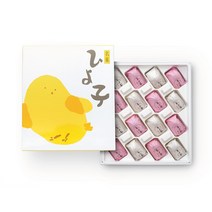 Red and white chick 16 pieces 히요코만쥬 레드 앤 화이트 치크 16개입