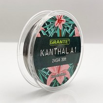 플랫 외계인 Clapton 와이어 32GA 15 피트 DIY 코일 RDA RBA 재구성 가능한 난방 도구 액세서리, 02 1PCS Grante 24GA