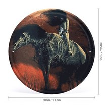 타지 않음 (승마) Zdzis? Aw beksiłski 금속 사인 장식 플레이트 주석 벽 빈티지 향수 라운드, [02] 30x30cm, 05 C_02 30x30cm