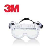 3M 보안경 332AF 고글 직접통풍 Anti-Fog 코팅, 단품, 1개