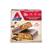 앳킨스 프로틴 밀 바 초콜릿 피넛 버터 5개입, 1개, 300g