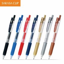 RT 제브라 사라사클립 1.0 볼펜 JJE15, 블루블랙