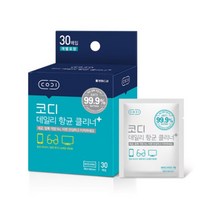 코디 데일리 항균 클리너 일회용 티슈 30매입 X 5개, 단품, 단품