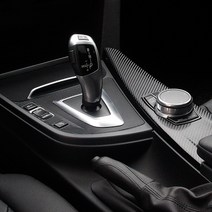 BMW 4시리즈 컨버터블 아이드라이브 패널 데칼스티커, 기어(블랙카본무광)