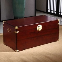 제기 보관함 고가구 목기함 고급 제기함 제수용품 추석, 레드브라운 정사각형