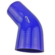 배기튜닝 배기음 튜닝 소리박HOSINGTECH-고품질 3.5 "-2.5" (89mm ~ 63mm) 파란색 자동차 45도