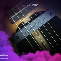 더블 X1 프로 어쿠스틱 기타 픽업 싱글 더블 픽업 프리 앰프 시스템 3942 인치 픽업 기타 액세서리용 개방 방지, [3] X2 DOUBLE GO