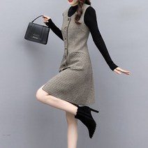 모직 나시원피스 봄 가을 겨울 블라우스