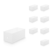 무인양품 MUJI 파일박스 스탠다드타입1/2 4550344902783, 8개, 클리어