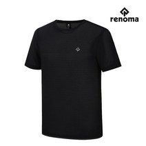 [레노마골프]남성 전판펀칭 라운드넥 반팔 티셔츠 RMTRJ2113-199