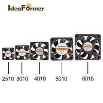3d 프린터 냉각 팬 2510 3010 4010 5010 6015mm 2pin dupont 와이어 쿨러 30cm 와이어 dc 5v 12v 24v 다중 옵션 포함., 3010 24v 30cm