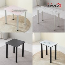 이반가구 1인~6인 입식용 홀다리책상 컴퓨터 다용도 테이블 고정식 회의테이블, 홀다리책상 600x400, 멀바우, 입식_ 블랙다리