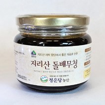 지리산 무 도라지청 무엿 수제 약도라지청, 지리산 돌배무청, 500g