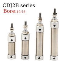 소형유압실린더 가이드실린더 복동 공압 에어 실린더 미니 소형 CDJ2B 타입 싱글로드 10mm 보어 스트로크, 04 Stroke 20mm_02 Bore 16mm
